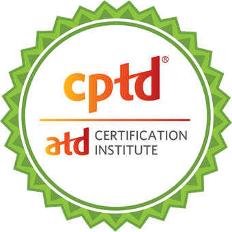 CPTD certification badge issued by Credly