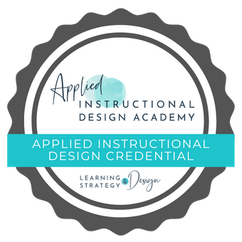 Applied Instructional Design Credential issued by Credly